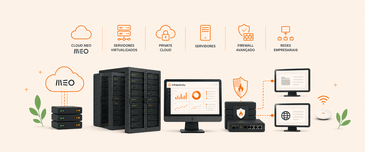 Infraestrutura, servidores, cloud e firewall