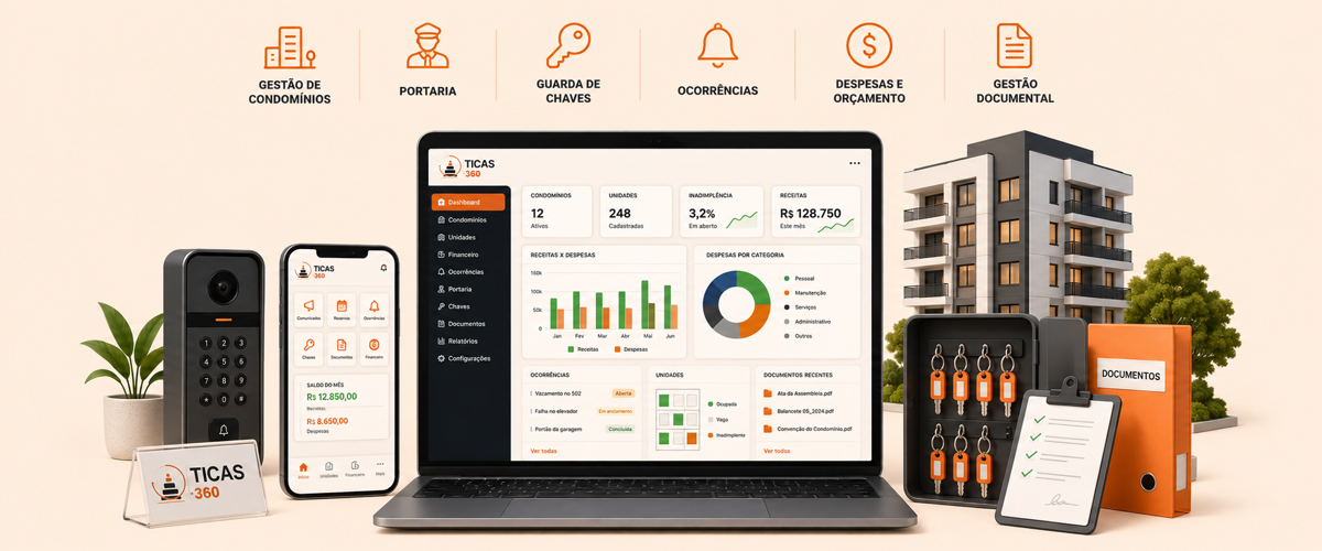 TICAS360: gestão de condomínios online